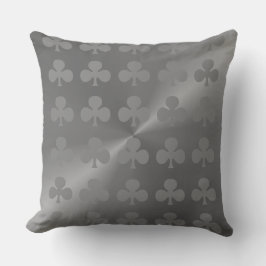 Almofada Cinza de Travesseiro decorativo de Algodão Padrão