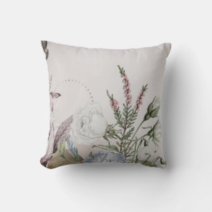 Almofada Cinza Floral Moderno Design