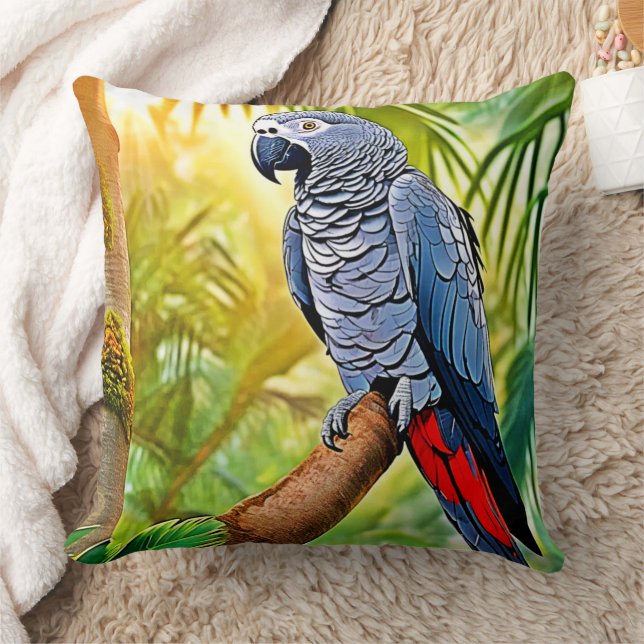 Almofada Cinza Parrot Perch (Cobertor)