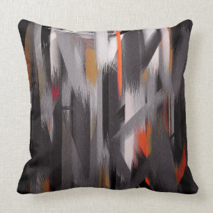 Almofada Cinza - Pintura de Abstrato
