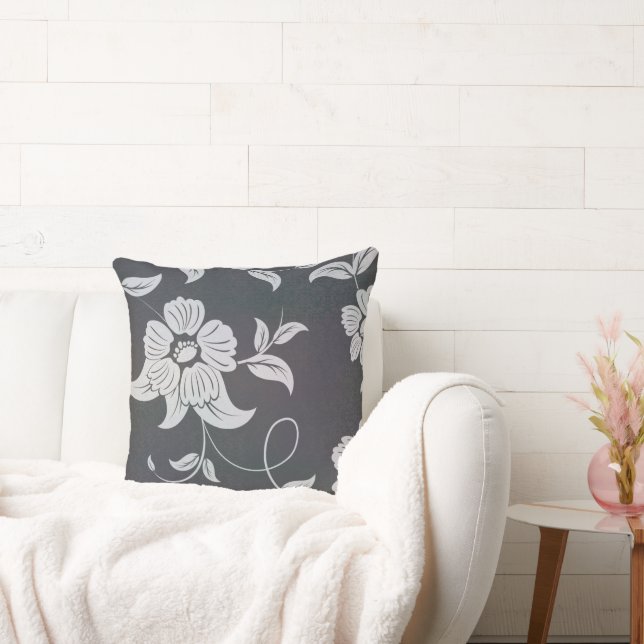 Almofada Cinzas de Flores Anticas (Sofá)