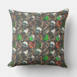 Almofada Círculo negro de textura