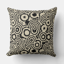 Círculos de Taupe Pretos e Vintage