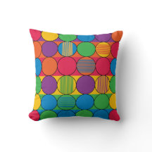 Círculos e faixas coloridas