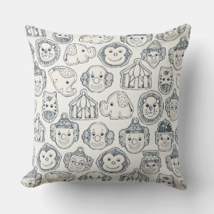 Almofada circus cookies indigo ivory