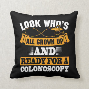 Almofada Cirurgia colonoscópica com cólon ganha bem humor