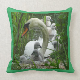Almofada Cisne da mãe com o travesseiro decorativo dos
