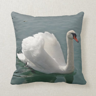 Almofada Cisne do branco de Dekokissen