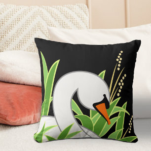 Almofada Cisne muda branca