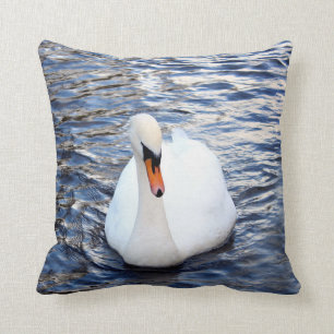Almofada Cisnes na água