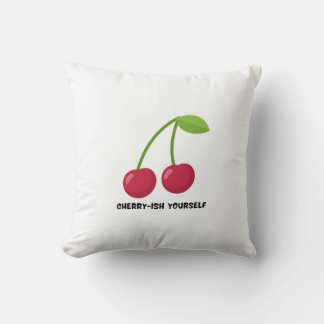 Almofada Citação de amor próprio Cherry-ish Você mesmo