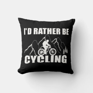 Almofada Citação de ciclismo engraçada