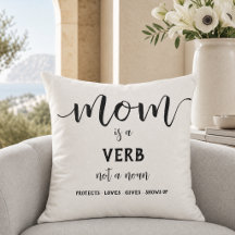 Citação de Mãe de Letra Preta Mãe é um Verbo
