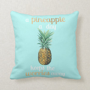 Almofada Citação de Vida do Pineapple