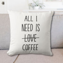 Citação Divertida de Café Simples Minimalista