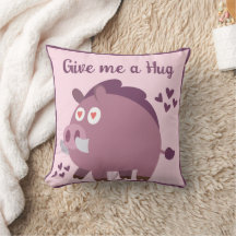 Citação personalizada de javalis brancos e fofos