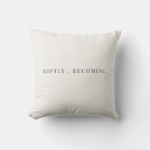 Citação Softly Becoming – Minimalista Elegante