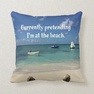 Almofada Citações cómicos da cena da praia
