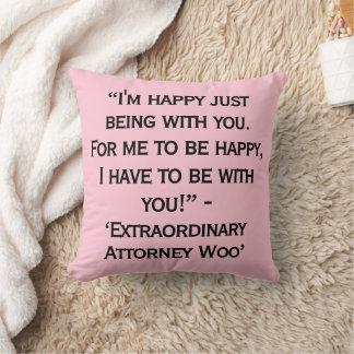 Almofada Citações do Drama Coreano Extraordinary Attorney W