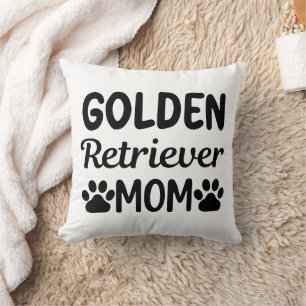 Almofada Citações engraçadas de Mãe do Golden Retriever