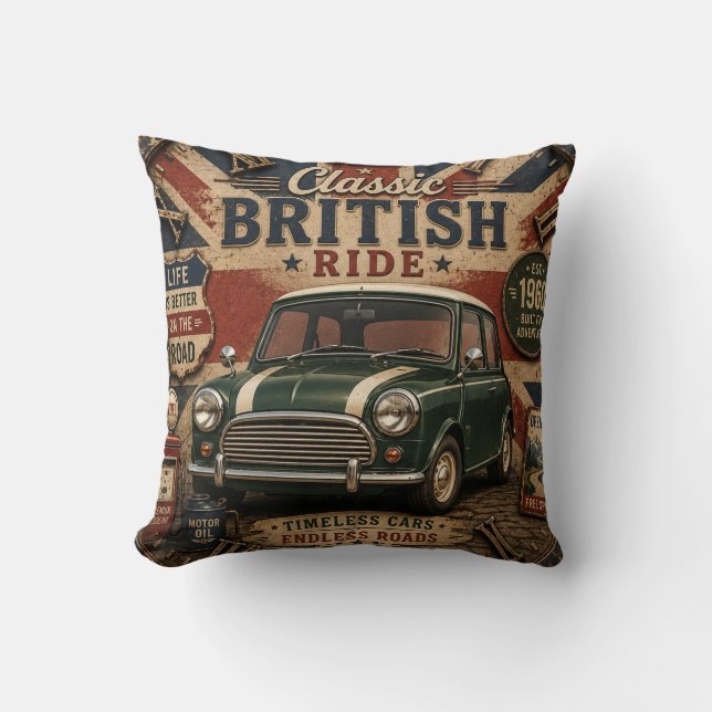 Almofada Classic British Car (Frente)