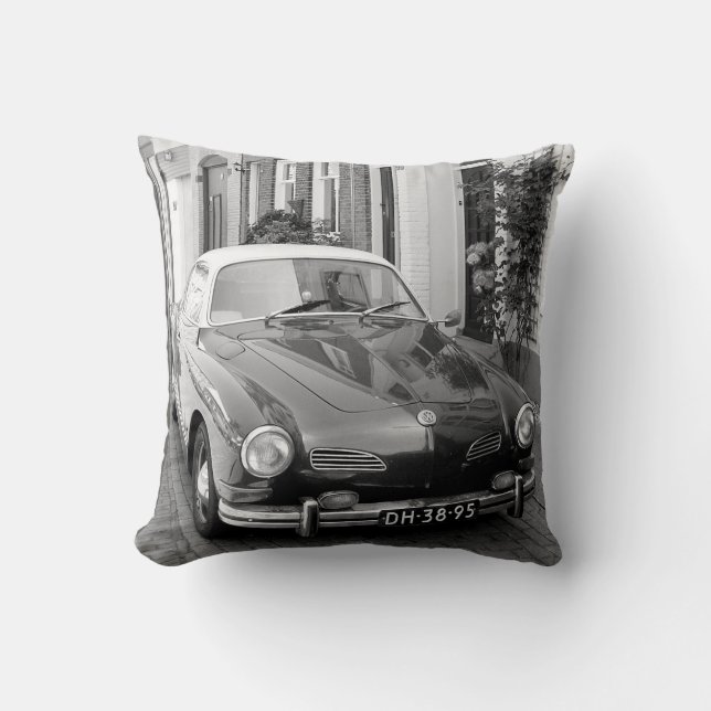 Almofada Classic Car Karmann Ghia B&W (Frente)