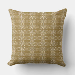 Almofada Classic Gold Ornamental Square Pillow