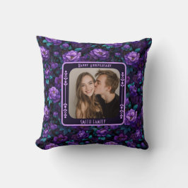Almofada Classic Wedding 25Th Anniversary Throw Pillow