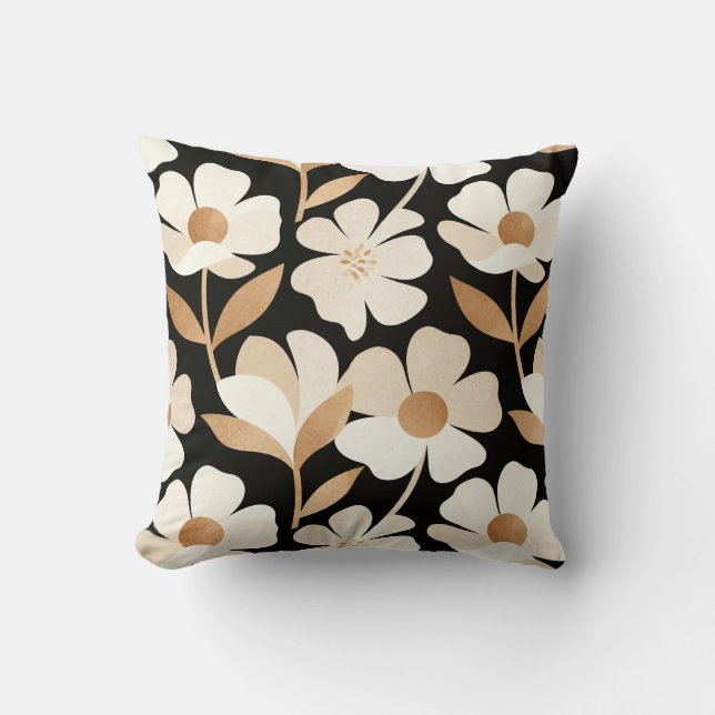Almofada Clássica com Padrão Floral – Casa Elegant (Frente)