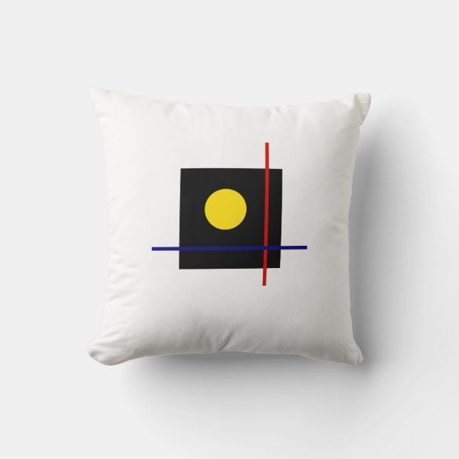 Almofada Clássico Bauhaus Geométrico Art (Frente)