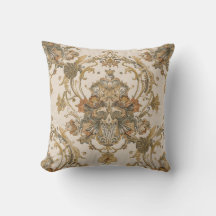 Clássico, Ornamento de Luxo, Bege Cinza Dourado