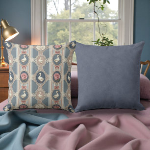 Almofada Clássicos Gansos Gansa Shabby Chic Dupla Face