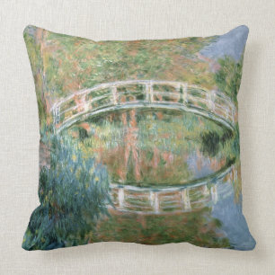 Almofada Claude Monet a ponte japonesa, Giverny
