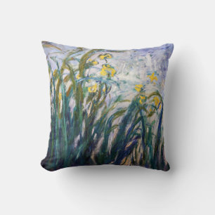 Almofada Claude Monet - Irrisões Amarelo e Roxo