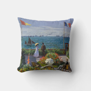 Almofada Claude Monet - Jardim de Sainte-Adresse
