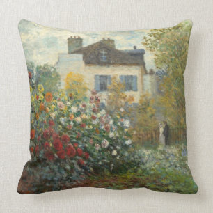 Almofada Claude Monet   o jardim do artista em Argenteuil