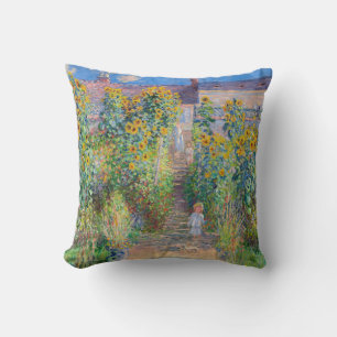 Almofada Claude Monet - O Jardim do Artista em Vetheuil
