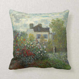 Almofada Claude Monet o travesseiro da pintura do jardim do