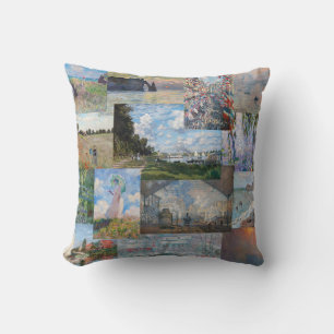 Almofada Claude Monet - Patchwork de obras de arte