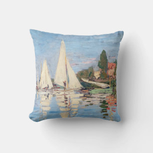 Almofada Claude Monet - Regattas em Argenteuil