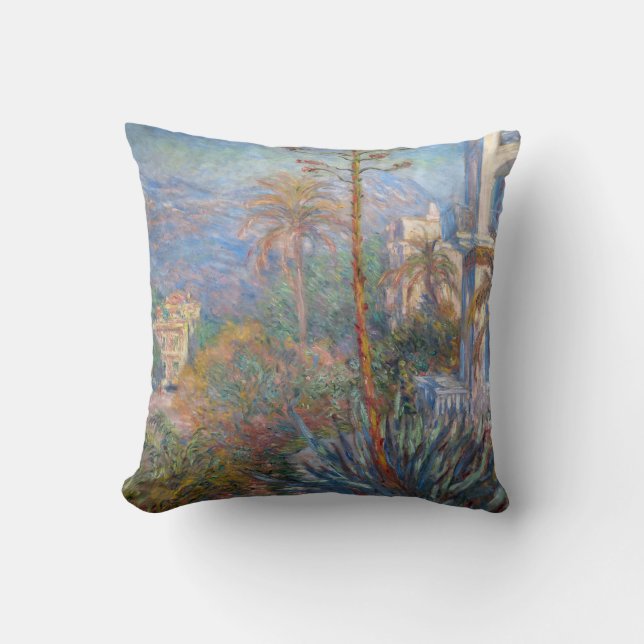 Almofada Claude Monet - Villas em Bordighera (Frente)