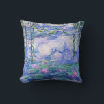 Almofada Claude Monet Water Libera A Arte Impressionante Fr<br><div class="desc">Claude Monet Water Libera o Impressionista Francês Lírios de Água de Arte (ou Ninfas) é uma série de aproximadamente 250 pinturas de óleo pelo Impressionista Francês Claude Monet. As pinturas retratam o jardim floral de Monet em Giverny.</div>