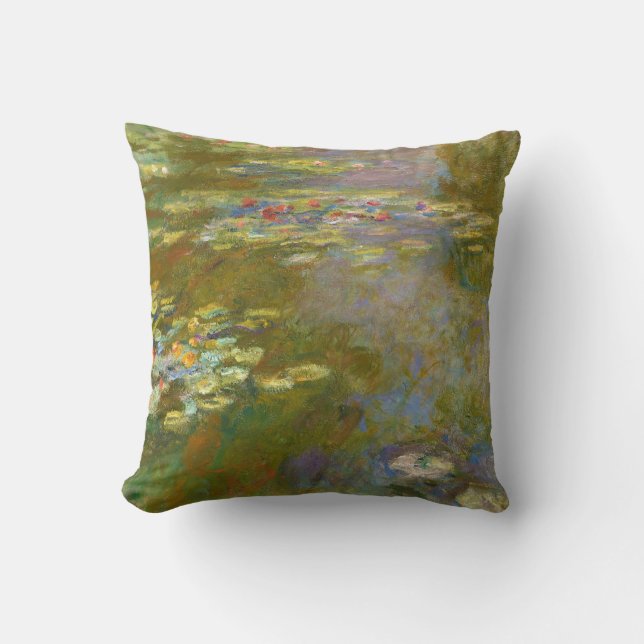 Almofada Claude Monet - Water Lily Pond 1917 (Frente)
