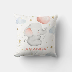 Almofada Cliente Personalizado do infantário de elefante pa