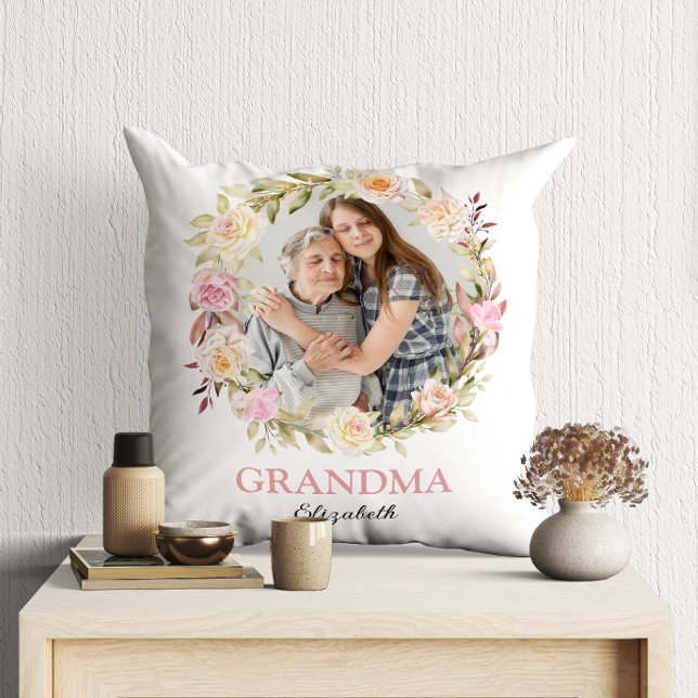 Almofada Clorideira moderna vovó floral 2 fotos (Criador carregado)