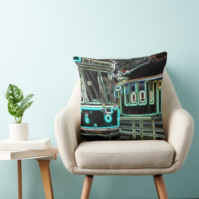 Almofada CLRV Neon no Travesseiro decorativo de poliéster s (Cadeira)