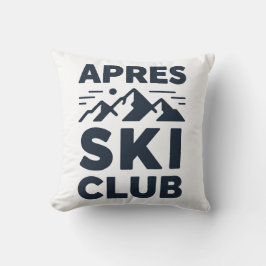 Almofada Clube Apres Ski Logotipo Montanha - Inverno Mascul