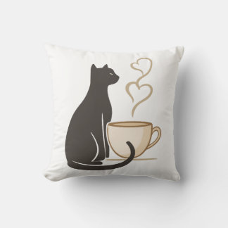 Almofada Clube de Café Gato Preto