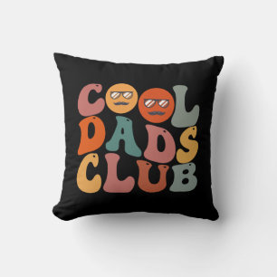 Almofada Clube de Pais Legais Pai Dia dos Pais Retro Groovy