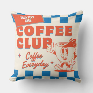Almofada Clube do Café desenho animado – Adorável para aman